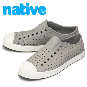 native shoes (ネイティブシューズ) 11100100 JEFFERSON ジェファーソン シューズ 1501 PIGEON GREY/SELL WHITE NV002 7-約25.0cm