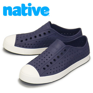 native shoes (ネイティブシューズ) 11100100 JEFFERSON ジェファーソン シューズ 4201 REGATTA BLUE/SELL WHITE NV004 5-約23.0cm