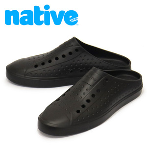 native shoes (ネイティブシューズ) 11113000 JEFFERSON CLOG ジェファーソン シューズ 10-約28.0cm01 JIFFY BLACK / JIFFY BLACK NV006 9-