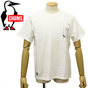 CHUMS (チャムス) CH01-2348 Go Outdoor Pocket T-Shirt ゴーアウトドアポケットTシャツ CMS151 W001White XL