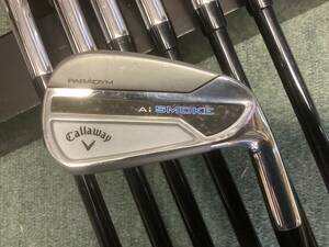 中古美品 callaway Ai SMOKE 6~P.A.G. 7本　TENSEI50 R（税込）