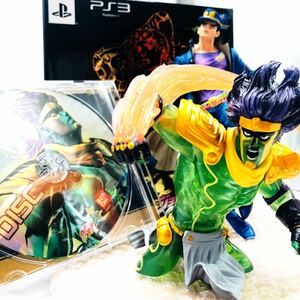 JOJO空条承太郎スタープラチナ フィギュアPS3ジョジョオールスターバトル サウンドトラックCD ※ゲームソフト無し 【中古】KN-BLO0