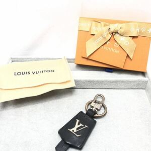 LOUIS VUITTON キーホルダー・LV クロッシュ クレ M68020/シリアル不明 キーリングGP×革ノワール 金具剥げ有 傷有 YS R3Y3