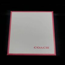 COACH コーチ 色石ピアス 一対 透明石 箱付 目立った汚れ無し KH 0PA4_画像5