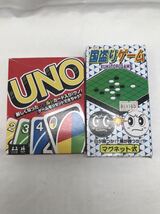 1スタ 1円スタート　中古　2点まとめて　セット　カードゲーム　UNOカード　ウノ オセロ風　ボードゲーム 　YS ST90_画像1