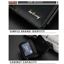 ２つ折り財布 二つ折り財布 メンズ 財布 レザー 小銭入れあり 小さい スキミング防止 黒 人気 レディース 使いやすい 大容量 コンパクト_画像6