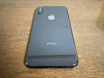 iPhoneX 256GB スペースグレイ ドコモ 残債なし 背面割れ iOS15.3 Docomo アイフォン iPhone 灰 黒 ブラック MQC12J/A DOCOMO_画像7