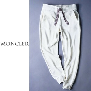 dp433●MONCLERモンクレール●MONCLERワッペン付●アクセントデザインドロストパンツ●L