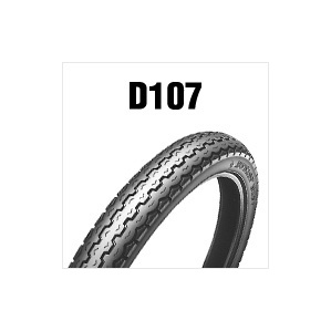 ■【AZ】ダンロップ D107 2.50-17 38L 4PR カブ用タイヤ 前後セット 1組  新品の画像3