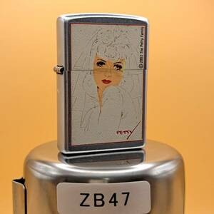 1000円～ zippo 美品 THE PETTY GIRL アメリカ限定 2002年 シリーズ ぺティガール BRIDE サテンクローム加工 ジッポー オイルライター ZB47