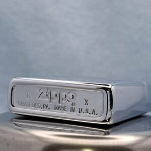 1000円～ zippo 美品 ブラッシュクローム Brushed Chrome ヘアライン加工 ジッポー 1994 オイルライター USA ZB52