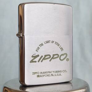1000円～ zippo 美品 イタリック 希少モデル 80年代 1986年製 シルバー SILVER color フラットボトム ジッポー オイルライター USAの画像2
