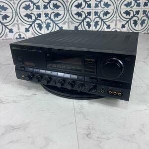 SANSUI サンスイ　AVアンプリファイアー　AU-V7500B　ジャンク品　音響機械　アンプ　プリメイアンプ　黒　山水