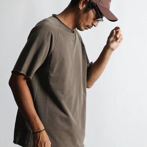 The DUFFER of ST.GEORGE PIGMENT-DYE CUT OFF TEE：ピグメント染め カットオフ TシャツMの画像2