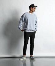 The DUFFER of ST.GEORGE 【WEB限定アイテム】STRETCH PONTE JOG PANTS：ポンチ素材 ジャージ ストレッチジョガーパンツ L 黒_画像3