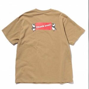 【限定展開】CHUMS×FREAK'S STORE/チャムス 別注 ブービーバード バックプリント クルーネックTシャツ/Thank you XL