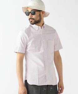 BEAMS PLUS / B.D. Short Sleeve Candy Stripe S