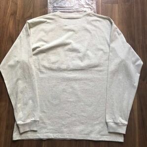 UNIVERSAL OVERALL ポケットロングスリーブTシャツ「POCKET LONG SLEEVE」 L オートミールの画像5