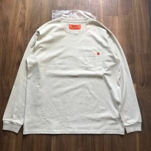 UNIVERSAL OVERALL ポケットロングスリーブTシャツ「POCKET LONG SLEEVE」 L オートミールの画像3