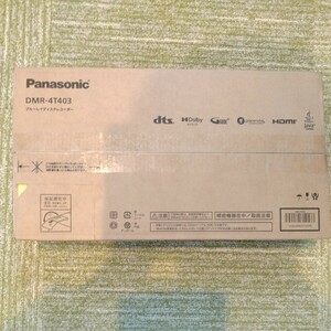 PansonicパナソニックDMR-4T403 4TB 3チューナー ブルーレイレコーダ ー 3チャンネル同時録画 4Kチューナー内蔵 DIGA DMR-4T403新品未開封