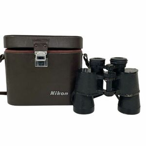 【Nikon/ニコン】双眼鏡 12x 40 5.5° WF 516422 ブラック/黒 ケース付き アンティーク レトロ コレクション★6071