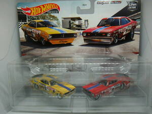 【国内流通版】HOTWHEELS ホットウィールプレミアム 2パック　'72PLYMOUTH CUDA FC PLYMOUTH DUSTER スネーク＆マングース