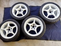 ENKEI RP01 NSX NA1 NA2 16インチ 17インチ 前後異径 サーキットタイヤ DUNLOP SP SPORT_画像1