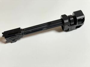 RGW KI VELOCITYタイプ スレッドアウターバレル コンペンセイター　セット 14mm逆ネジ SIG AIR GBB P320 M18専用 ブラック