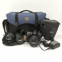 ●NIKON ニコン デジタル一眼レフカメラ セット D200 ボディ+レンズ3本 AF-S DX 18-200mm 1:35-5.6G ED ケース バッグなど[ne]suw2_画像1