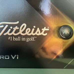 未使用 タイトリスト TITLEIST ゴルフボール PRO V1 １ダース １箱 １２個 白 Titleist ホワイトの画像3