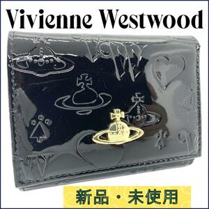 【新品・未使用】Vivienne Westwood 財布 三つ折り エナメル