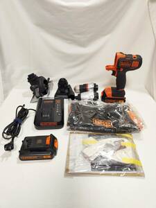 Black&Decker ブラック＆デッカー ブラックアンドデッカー マルチツール プラス 18V EVO183P1 中古