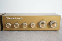 [QS][C4203312] Heathkit ヒースキット WA-P2 PREAMPLIFIER プリアンプ ペア 現状品_画像3