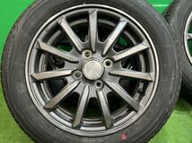 ★未使用タイヤ付き★ホンダ★純正アルミホイール★14-4.5J 4H/100 ET40 2023年製造 ROADSTONE 155/65R14 中古4本 N-BOX/N-ONE/N-WGN等！_画像4