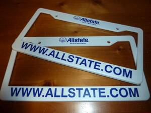 ALLSTATE all state ナンバーフレーム ライセンスフレーム 現地入手 USDM HDM Fatlace illest hilife AAA statefarm 企業 保険 北米 ハワイ