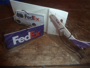FedEx フェデックス エアフレッシュナー 3枚セット 飛行機 看板 デリバリーバン アメリカ ムーンアイズ 正規品 北米 企業 USDM ボーイング 