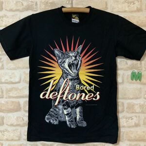 デフトーンズ　Deftones ネコ　キャット　Tシャツ　Mサイズ　ロックバンド