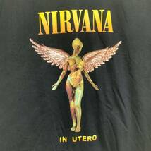 ニルヴァーナ ニルバーナ Tシャツ　XXLサイズ　IN UTERO ロックバンド　半袖　Nirvana_画像2