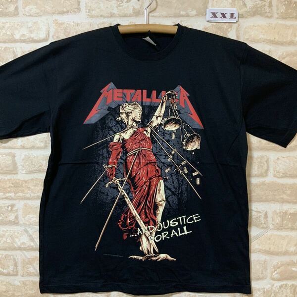 新品 メタリカ Tシャツ　XXLサイズ AND JUSTICE FOR ALL METALLICA バンドTシャツ