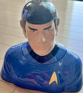 希少品 Star Trek item no 21806 Spock cookie jar スタートレック クッキージャー 