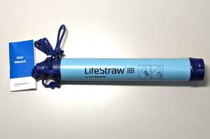 【未使用】LifeStraw(ライフストロー) 携帯用 浄水器 1000リットル浄化可能