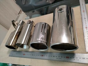 o price cut!4ps.@ set sale all-purpose goods stainless steel muffler cutter! light car (bamo Starbo ). using did! so-so beautiful goods!