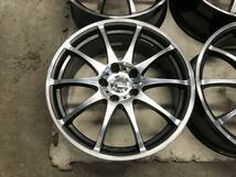 【18×7.5J インセット+38 PCD114.3 5H】軽量鋳造クロススピードプレミアムアルミホイール 4本_画像3