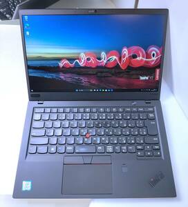 ThinkPad X1 Carbon 6th Gen☆第8世代Core i5-8250U☆Full-HD IPS液晶☆SSD512GB☆Webカメラ☆指紋認証☆Win11Pro☆MS Office