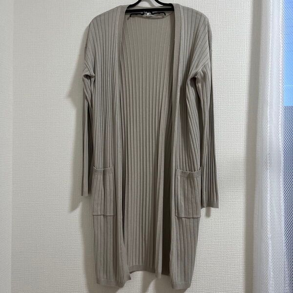 UNIQLO 薄手ロングカーディガン M