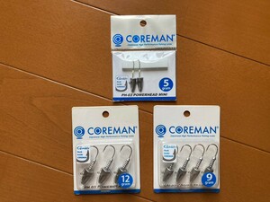 COREMAN コアマン パワーヘッド ジグヘッド ワーム PH-02 PH-03