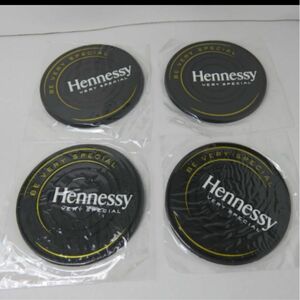 Hennessy ヘネシー　コースター　ラバーコースター　4枚