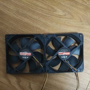 Abee アビー クーリングファン NANO TEK FAN LBL-0387 2個セット 冷却装置 パーツ 中古