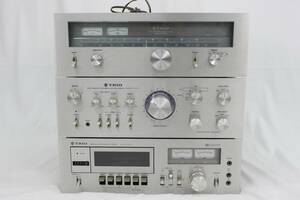 TRIO オーディオ機器3点セット プリメインアンプKA-7100D ステレオチューナーKT-7100 テープデッキKX-6000 KENWOOD ケンウッド QVQ-84