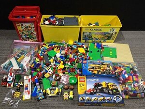 Y1588M LEGO レゴブロック 約12kg パーツ ミニフィグ クリエイター ハイウェイ輸送車 4891 シティ 消防車 7891 他